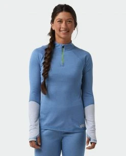 Stio Women's Basis Power Wool™ Zip Neck