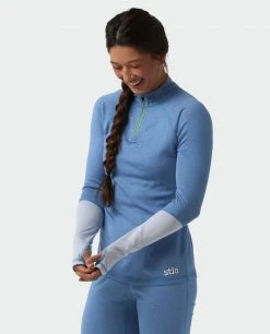 Stio Women's Basis Power Wool™ Zip Neck