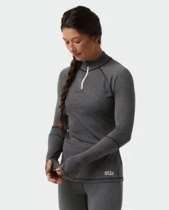 Stio Women's Basis Power Wool™ Zip Neck
