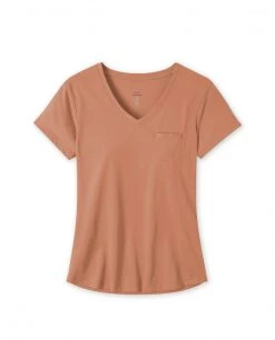 Stio Women's Divide V-Neck SS