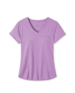 Stio Women's Divide V-Neck SS