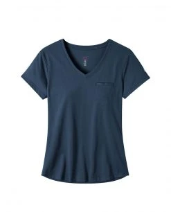 Stio Women's Divide V-Neck SS