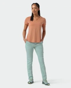 Stio Women's Divide V-Neck SS