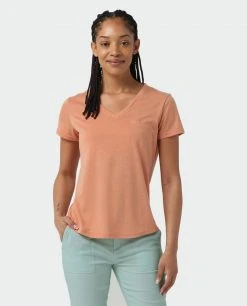 Stio Women's Divide V-Neck SS