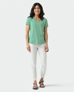 Stio Women's Divide V-Neck SS