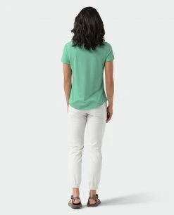 Stio Women's Divide V-Neck SS