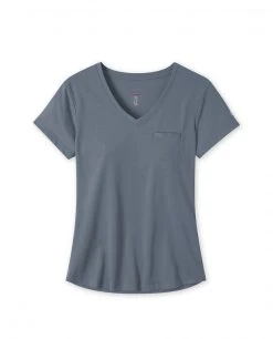 Stio Women's Divide V-Neck SS