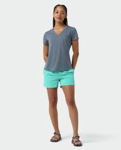 Stio Women's Divide V-Neck SS