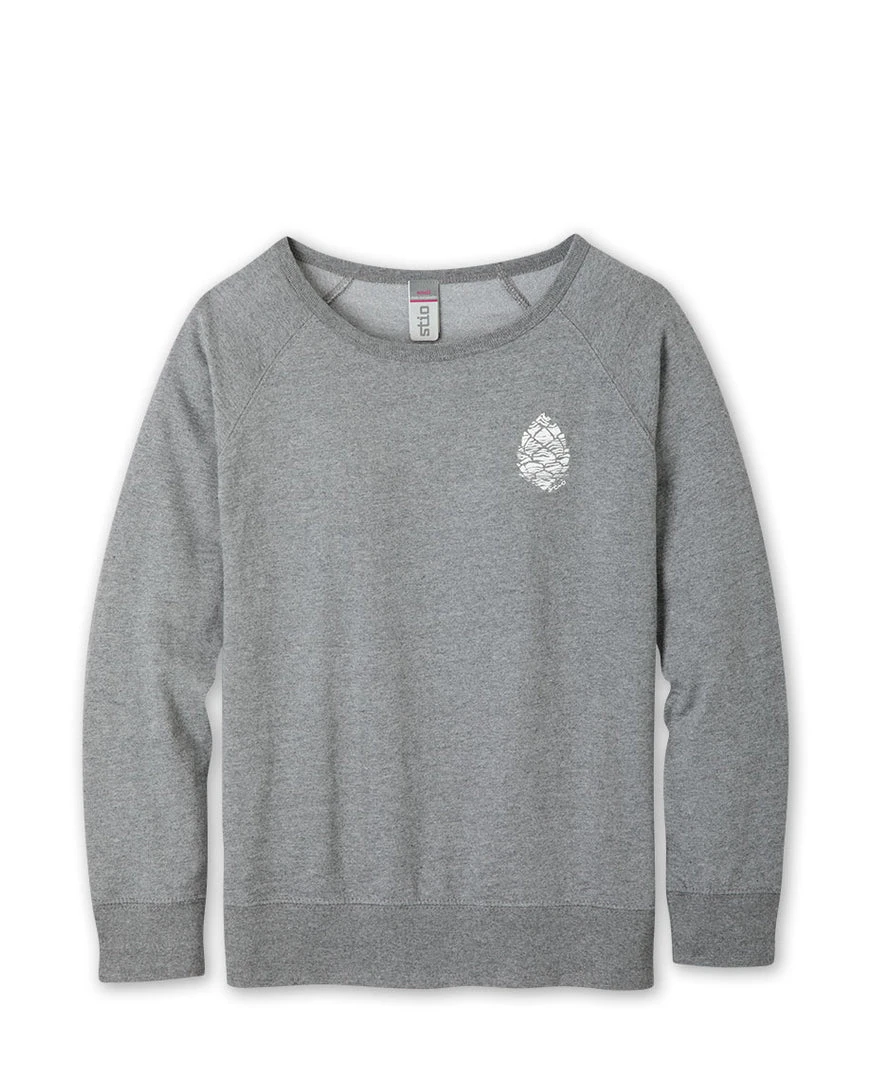 Stio Women's Pinecone Ripple Crewneck 3 Stio Women's Pinecone Ripple Crewneck