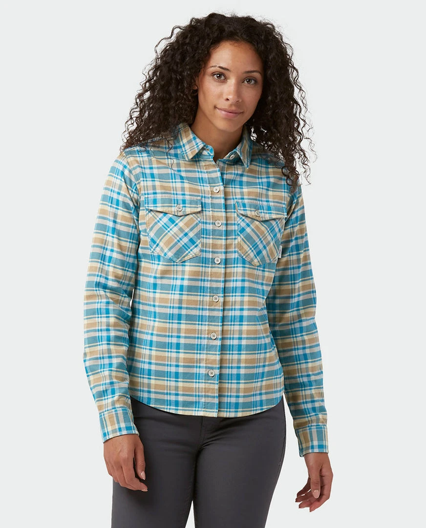 Stio Women's Willow Midweight Flannel Shirt 12 Stio Women's Willow Midweight Flannel Shirt