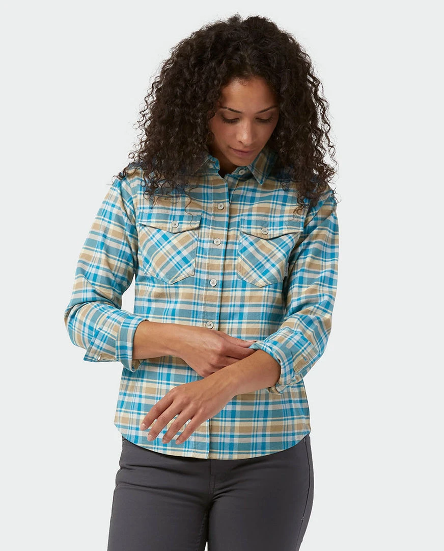 Stio Women's Willow Midweight Flannel Shirt 14 Stio Women's Willow Midweight Flannel Shirt