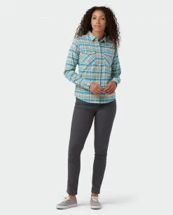 Stio Women's Willow Midweight Flannel Shirt 48 Stio Women's Willow Midweight Flannel Shirt